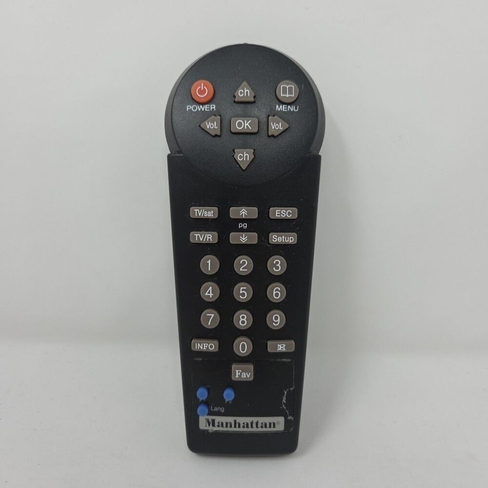 Manhattan Satellite Receiver Remote Control